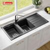 chau rua bat granite sink Phoenix 1160 black 768x768 1